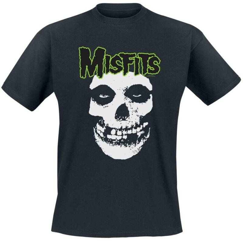 Misfits T-Shirt - Green Skull - S bis XXL - für Männer - Größe S - schwarz  - EMP exklusives Merchandise! von Misfits