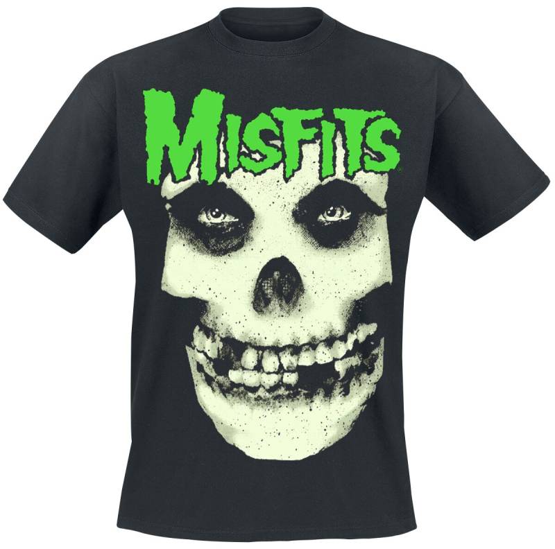 Misfits T-Shirt - Jarek Skull - S bis XXL - für Männer - Größe M - schwarz  - Lizenziertes Merchandise! von Misfits