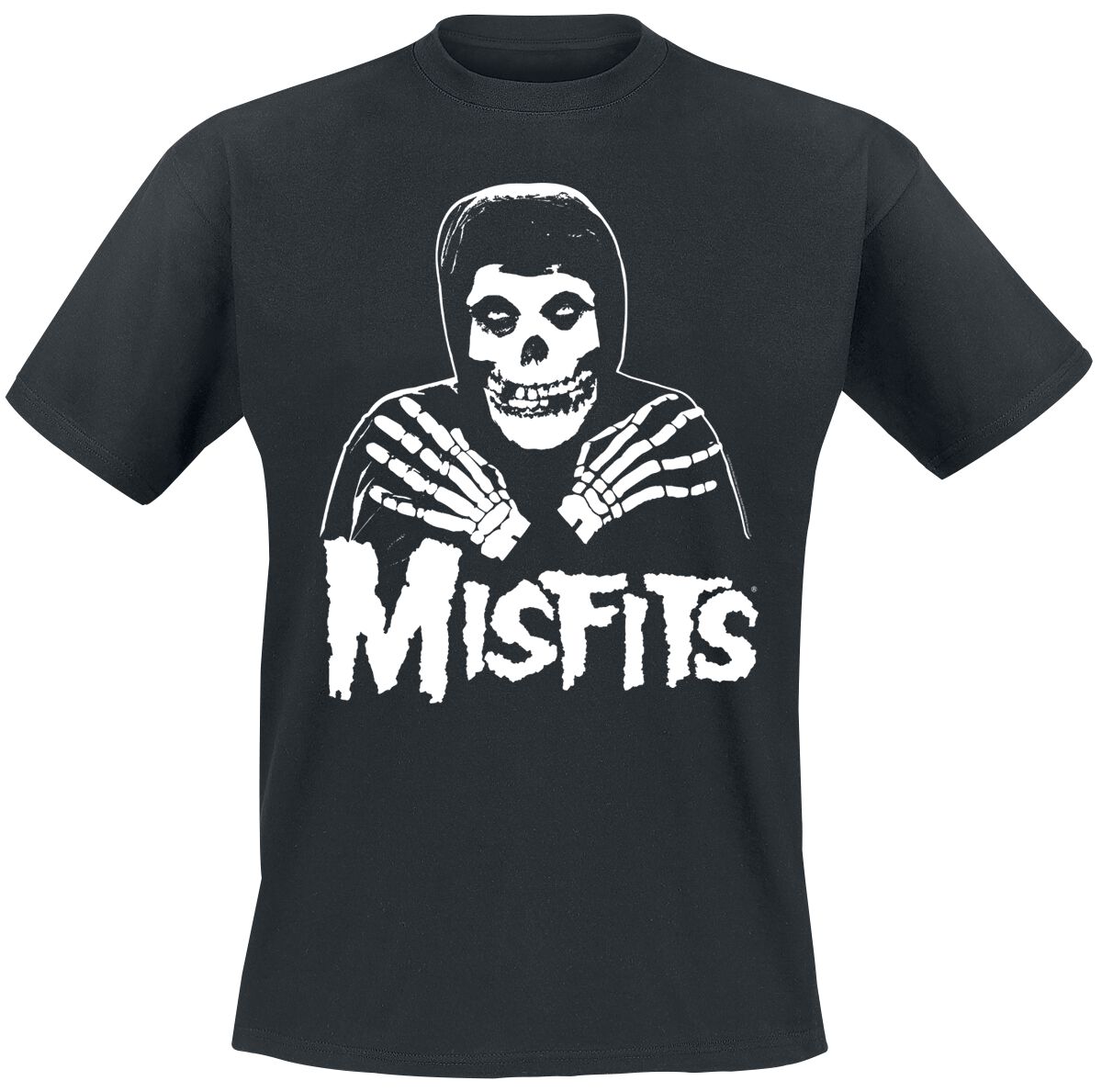 Misfits T-Shirt - Misfits Skull - L bis 4XL - für Männer - Größe 3XL - schwarz  - Lizenziertes Merchandise! von Misfits