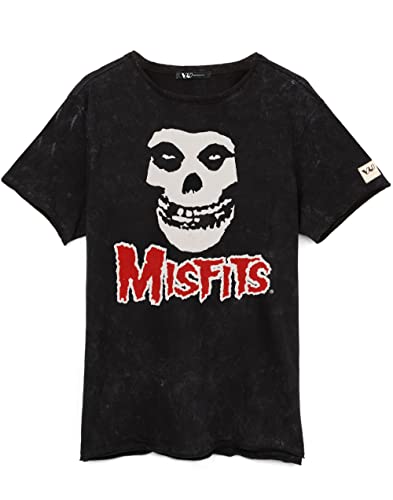 Misfits T-Shirt Unisex Männer Frauen Rock Band Schädel Logo Schwarzes Top 3XL von Misfits