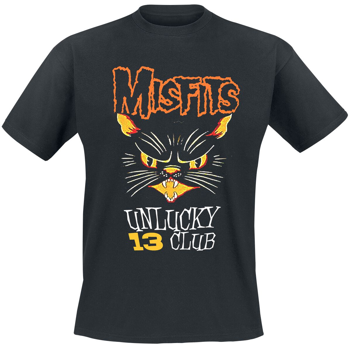 Misfits Unlucky Club T-Shirt schwarz in L von Misfits