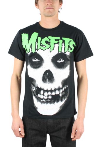 The Misfits - - Glow Jurek Skull Erwachsene T-Shirt in schwarz, Large, Black von Misfits