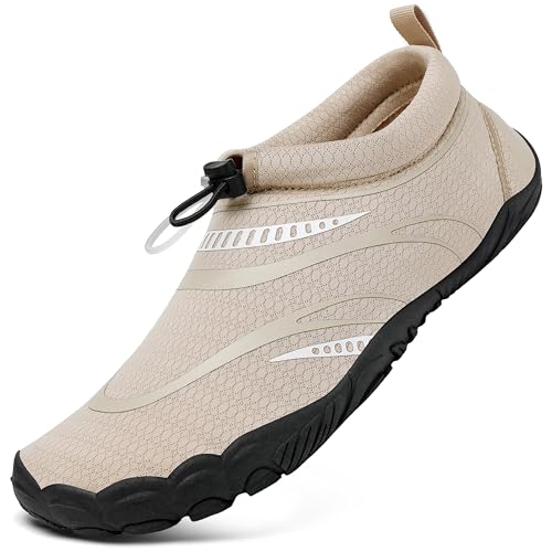 Mishansha Aquaschuhe Herren Badeschuhe Damen Sommer Wasserschuhe Khaki 38 Mishansha Aquaschuhe Herren Badeschuhe Damen Sommer Wasserschuhe Khaki 38 von Mishansha