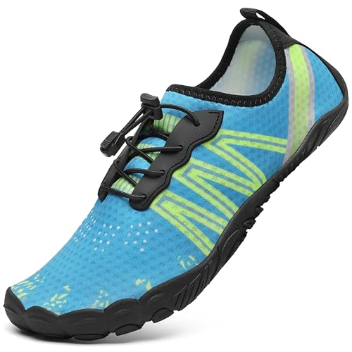 Mishansha Aquaschuhe Herren Badeschuhe Damen Sommer Wasserschuhe Azurblau 41 von Mishansha