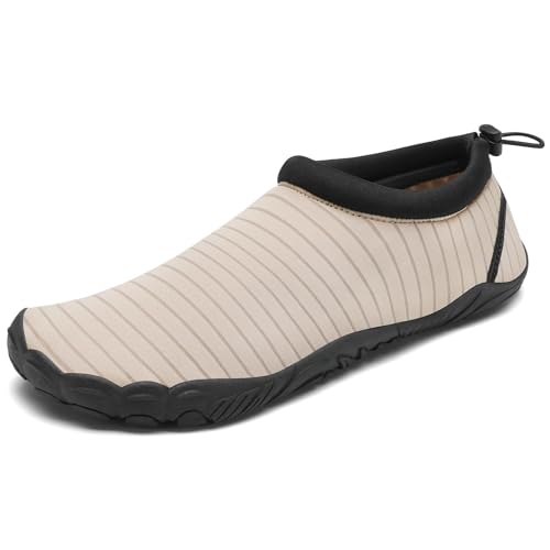 Mishansha Badeschuhe Herren Damen Wasserschuhe Atmungsaktive Schnell Trocknend Schwimmschuhe rutschfeste Leicht Barfußschuhe fur Männer Frauen, Tortilla Braun, 45 EU Mishansha Badeschuhe Herren Damen Wasserschuhe Atmungsaktive Schnell Trocknend Schwimmschuhe rutschfeste Leicht Barfußschuhe fur Männer Frauen, Tortilla Braun, 45 EU von Mishansha
