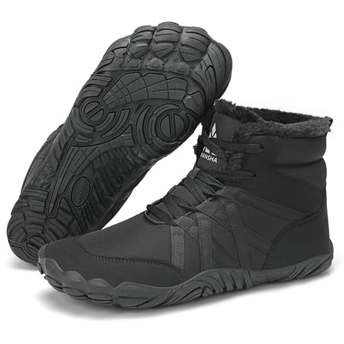 Mishansha Barfußschuhe Herren Winterschuhe Damen Warm Gefüttert Winterstiefel für Rutschfeste Fitnessschuhe Winter Outdoor Unisex Schwarzkohle 41 EU Mishansha Barfußschuhe Herren Winterschuhe Damen Warm Gefüttert Winterstiefel für Rutschfeste Fitnessschuhe Winter Outdoor Unisex Schwarzkohle 41 EU von Mishansha