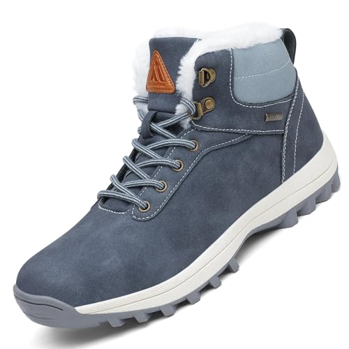 Mishansha Damen Herren Winterschuhe Warm Gefüttert Winterstiefel Wasserdicht Trekking Wanderschuhe 38 EU Mishansha Damen Herren Winterschuhe Warm Gefüttert Winterstiefel Wasserdicht Trekking Wanderschuhe 38 EU von Mishansha
