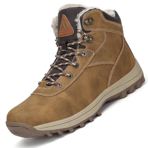 Mishansha Damen Herren Winterschuhe Warm Gefüttert Winterstiefel Wasserdicht Trekking Wanderschuhe 47 EU von Mishansha