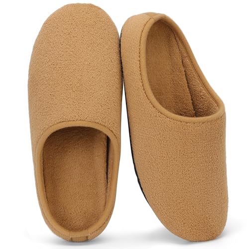 Mishansha Damen Warme Hausschuhe Koralle Samt Winter Pantoffeln Khaki Gr.39 von Mishansha