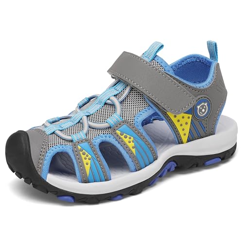 Mishansha Kinder Sandalen Jungen Tiefes Schiefergrau Gr.29 von Mishansha