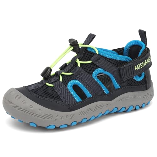 Mishansha Kinder Sandalen Jungen Tiefes Schwarz Blau Gr.30 von Mishansha