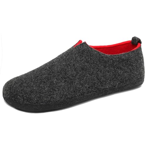 Mishansha Hausschuhe Herren Pantoffeln Damen Winter Filzhausschuhe Warme Indoor Hüttenschuhe Leicht Filzpantoffeln Drinnen Filz Slipper Waschbar Schwarz,Gr.42 Mishansha Hausschuhe Herren Pantoffeln Damen Winter Filzhausschuhe Warme Indoor Hüttenschuhe Leicht Filzpantoffeln Drinnen Filz Slipper Waschbar Schwarz,Gr.42 von Mishansha