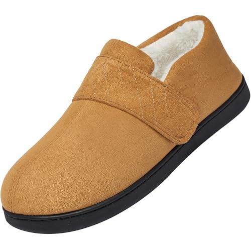 Mishansha Herren Damen Warme Hausschuhe Wildleder Gefüttert Pantoffeln Hausschuhe Plüsch Bequeme Kunstpelz Winterschuhe Futter Warm 39 EU von Mishansha