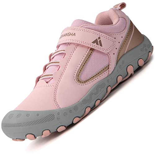 Mishansha Jungen Mädchen Lässige Schuhe rutschfest Gummi Walkingschuhe Weich Flexibel Stabil Fitnessschuhe 2020 Freizeitschuhe Schuhe für Die Schule Stoßdämpfung Sport Schuhe Wanderschuhe, Pink 35 von Mishansha