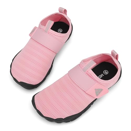 Mishansha Kinder Badeschuhe Schnell Trocknend Wasserschuhe Mädchen Jungen Barfußschuhe Atmungsaktiv Schwimmschuhe rutschfest 26 EU von Mishansha