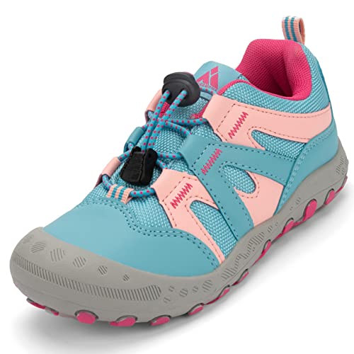 Mishansha Kinder Schuhe für Draußen Jungen Freizeitschuhe Atmungsaktivität Flach Tennisschuhe Mädchen Patchwork Hallenschuhe Joggingschuhe Frühjahr Herbst Sport Shoes, Leicht Pink 30 von Mishansha