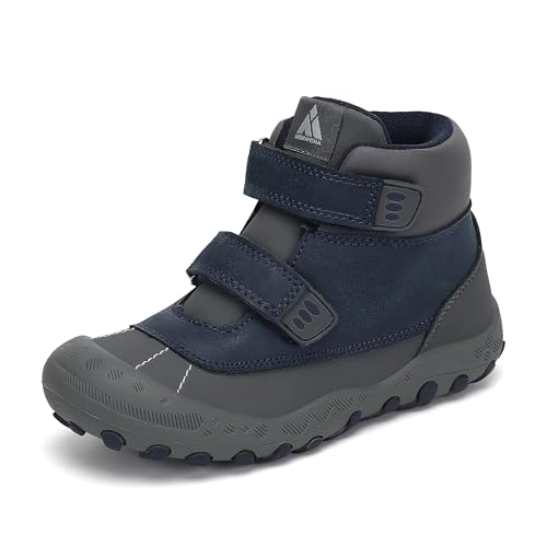Mishansha Kinder Wanderschuhe Outdoor Mädchen Trekkingschuhe Leicht rutschfeste Wanderstiefel für Junge Bequeme Outdoorschuhe Sportschuhe Komfortabel Trekkingstiefel Blau 26 EU von Mishansha