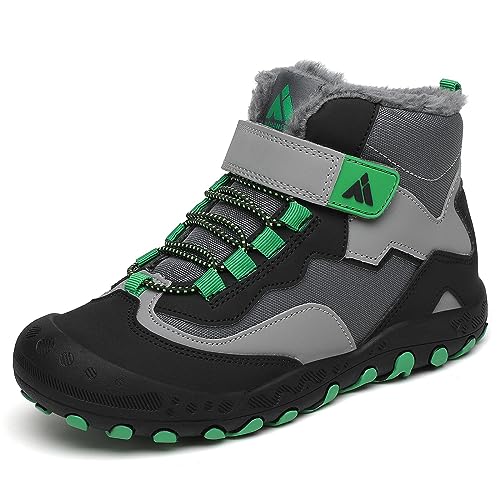 Mishansha Kinder Winterschuhe Warm Gefüttert Jungen Winterstiefel Mädchen Schneeschuhe Leicht Winterboots Rutschfest Outdoor Wanderschuhe, Schwarz 30 EU Mishansha Kinder Winterschuhe Warm Gefüttert Jungen Winterstiefel Mädchen Schneeschuhe Leicht Winterboots Rutschfest Outdoor Wanderschuhe, Schwarz 30 EU von Mishansha
