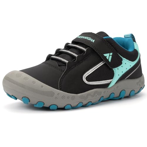 Mishansha Mädchen Trekkingschuhe Kinder Atmungsaktiv Wanderschuhe Bequem Kinderschuhe für Outdoor Sport, Dunkelblau 26 EU von Mishansha