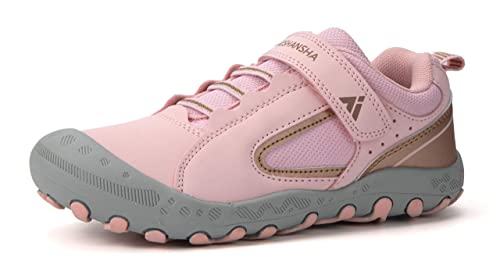 Mishansha Mädchen Trekkingschuhe Kinder Wanderschuhe Laufschuhe Pink 37 von Mishansha