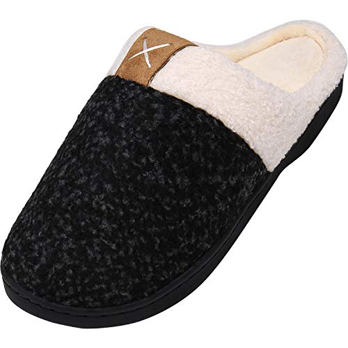 Mishansha Warme Hausschuhe Herren Pantoffeln Damen Winter Bequeme Memory Foam Schlappen 38-39 EU von Mishansha
