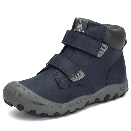 Mishansha Wanderschuhe Jungen Leicht Trekkingschuhe Kinder Outdoorschuhe Flexibel Atmungsaktiv Sportschuhe Freizeitschuhe Blau 37 EU von Mishansha