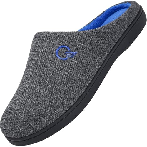 Mishansha Warme Hausschuhe Herren Pantoffeln Damen Winter Bequeme Memory Foam Schlappen 40-41 EU von Mishansha