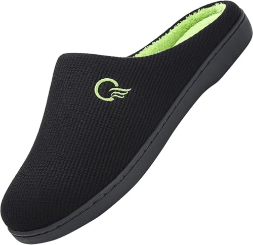 Mishansha Warme Hausschuhe Herren Pantoffeln Damen Winter Bequeme Memory Foam Schlappen 42-43 EU von Mishansha