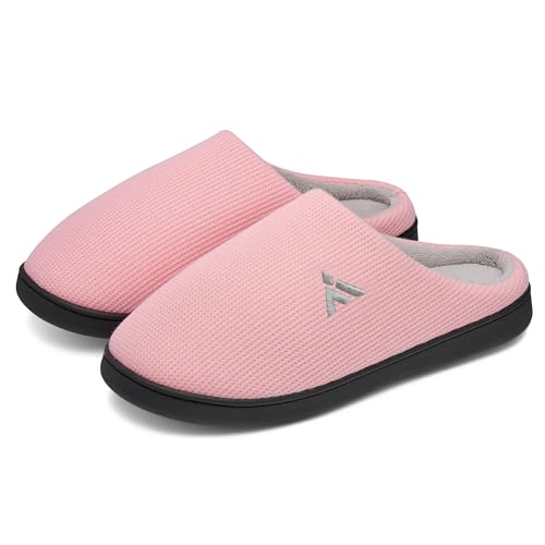 Mishansha Winter Hausschuhe Herren Weiche Damen Bequeme Memory Pantoffeln Rosa Gr.43 von Mishansha