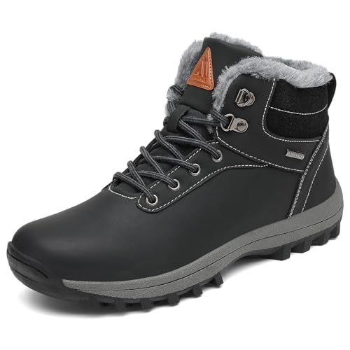 Mishansha Winterschuhe Herren Gefüttert Winterstiefel Damen Winterboots Rutschfest Wanderschuhe Winter Boots Wasserdicht Trekkingschuhe Schneestiefel Schwarz,Gr.41 Mishansha Winterschuhe Herren Gefüttert Winterstiefel Damen Winterboots Rutschfest Wanderschuhe Winter Boots Wasserdicht Trekkingschuhe Schneestiefel Schwarz,Gr.41 von Mishansha