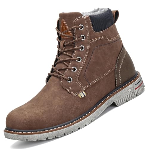 Mishansha Winterschuhe Herren Damen Winterstiefel Winterboots Gefüttert Wanderschuhe Barfußschuhe Winter Wasserdicht Schneestiefel Warme Schneeschuhe Kobicha,GR.43 von Mishansha