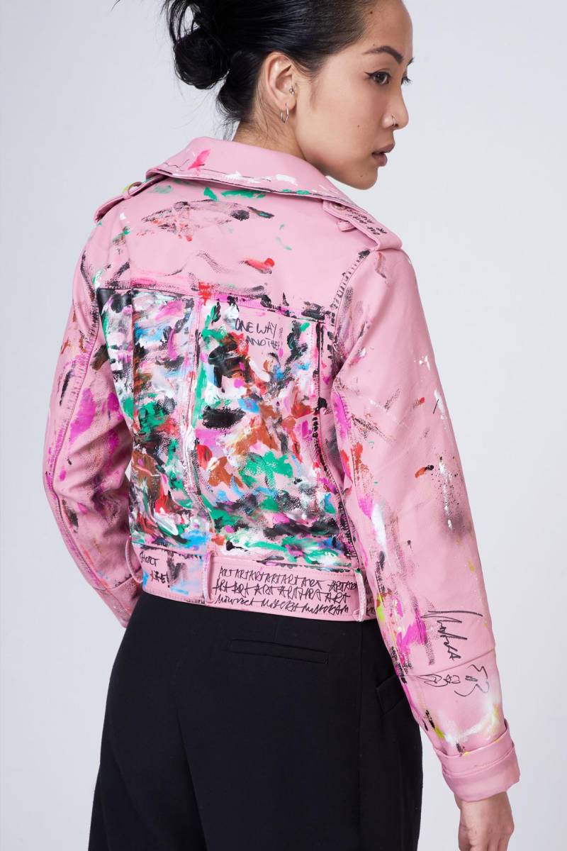 Upcycling Jacke - Handgemachte Arty Modejacke Einzigartige Designer Für Damen Statement Fashion von MishkaaArt