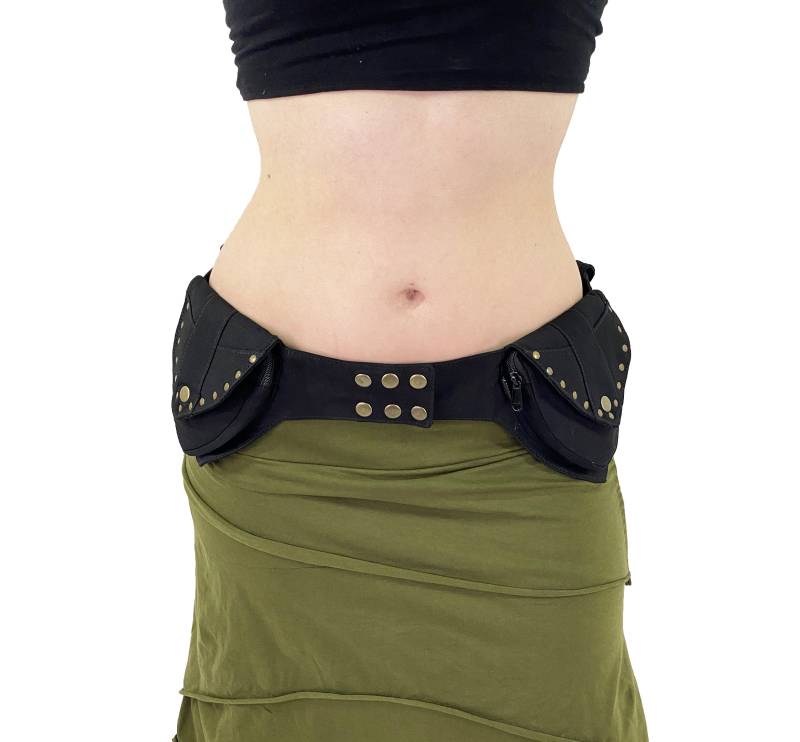 Cyber Pixie Gürtel Messing Akzente, Festival Cosplay Taschen Gürtel von MishuBoutique