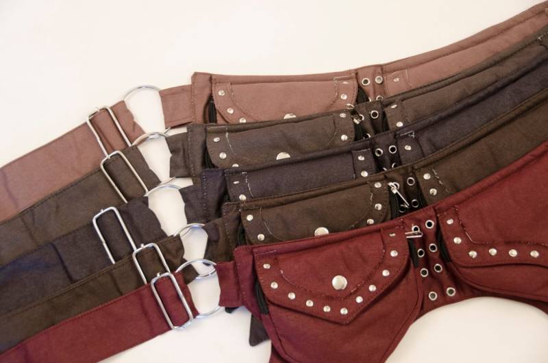Canvas Gürteltasche Festival Gürteltasche Mit Ösen von MishuBoutique