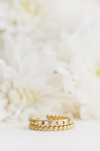 Misol Brilla Ring, 18K Vergoldet mit Kristallen Misol Brilla Ring, 18K Vergoldet mit Kristallen von Misol
