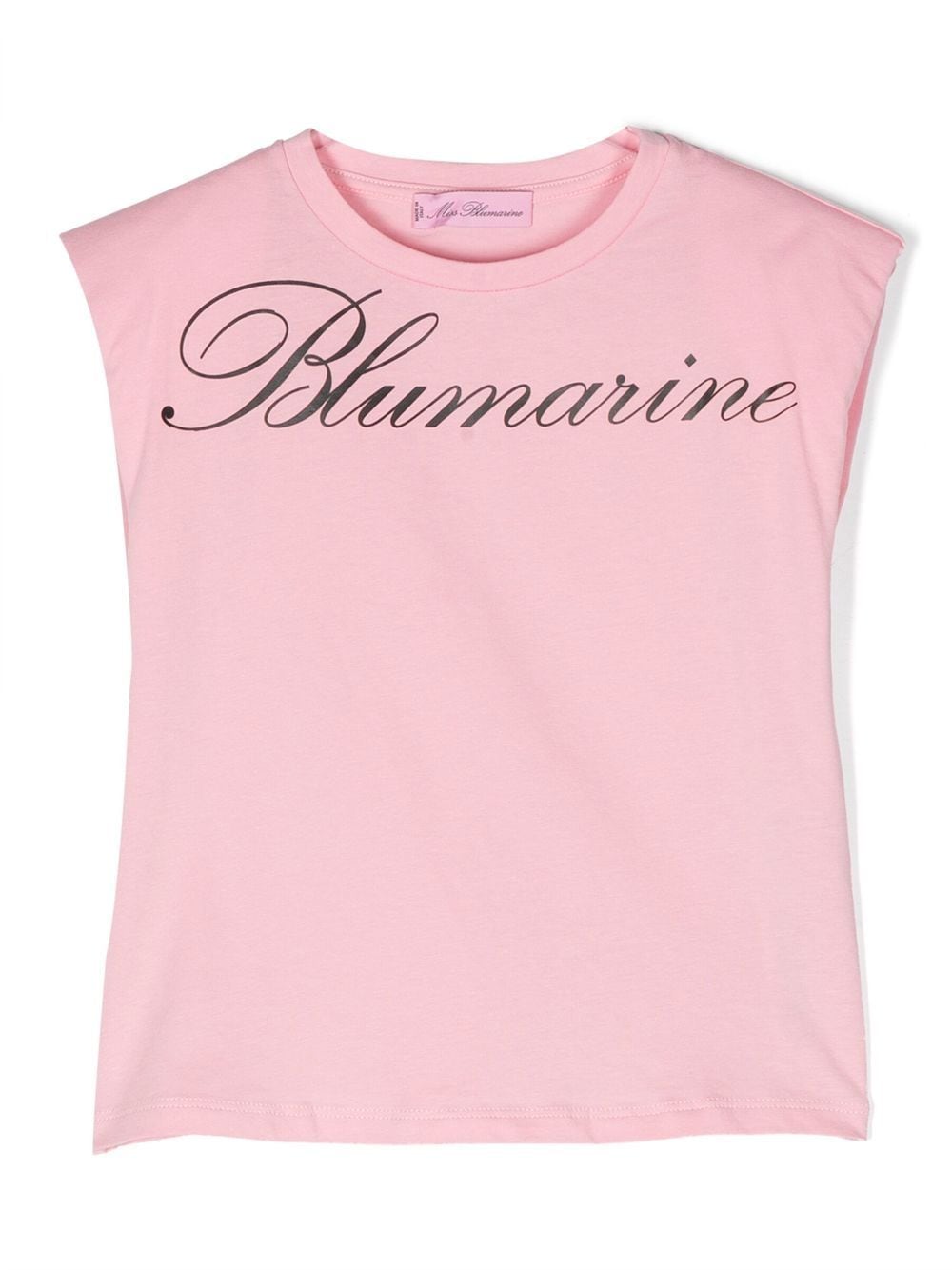 Miss Blumarine T-Shirt mit Schmetterling-Print - Rosa von Miss Blumarine