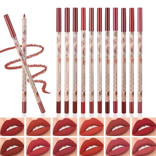 Miss Demi Lip Liner and Lipstick Duo Set, Soft Smooth Formula, Multi - Shade Options for Perfect Lip Contouring and Coloring. (02 Color (B)) von Miss Demi