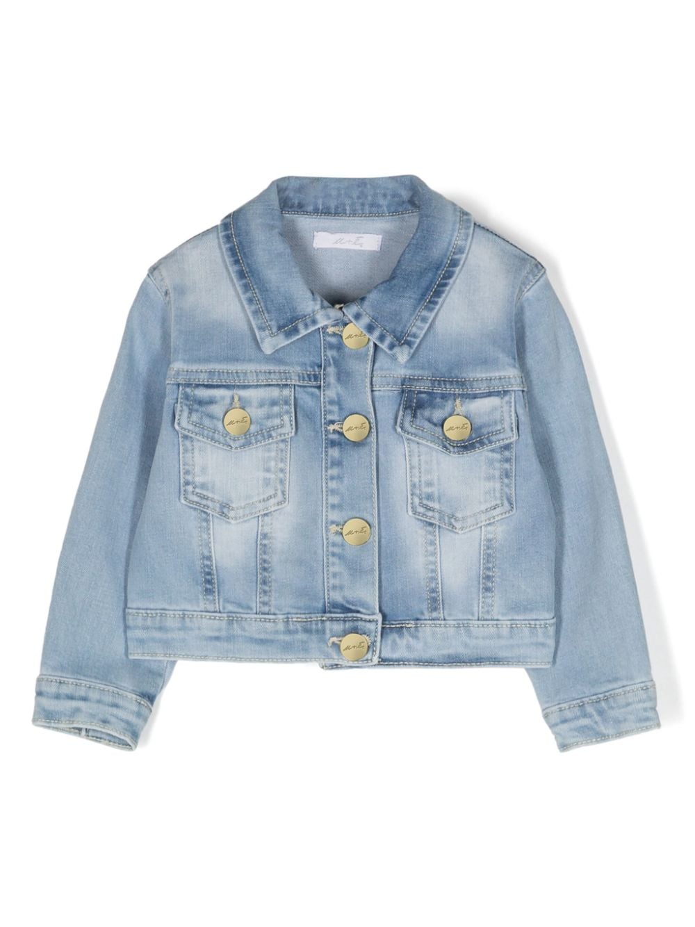 Miss Grant Kids Jeansjacke mit Cut-Outs - Blau von Miss Grant Kids