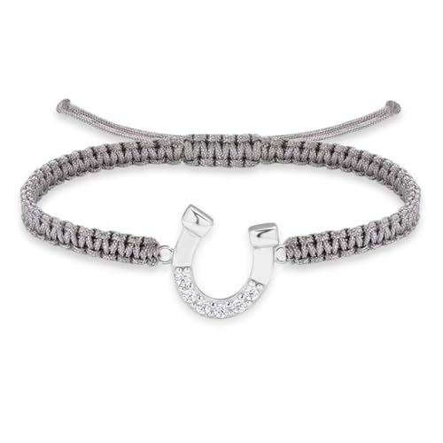 Miss Lovie Hufeisen Armband Silber 925 Pferd Geschenk Glücksbringer Armband Damen von Miss Lovie