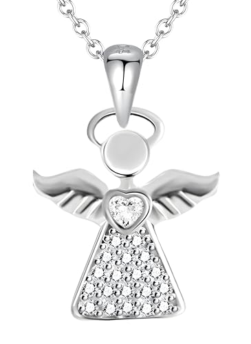 Miss Lovie Schutzengel Kette Firmung Geschenke Mädchen Damen Teenager Mädchen Nickelfrei Hypoallergen 925 Sterling kommunion geschenke für mädchen Konfirmation Miss Lovie Schutzengel Kette Firmung Geschenke Mädchen Damen Teenager Mädchen Nickelfrei Hypoallergen 925 Sterling kommunion geschenke für mädchen Konfirmation von Miss Lovie