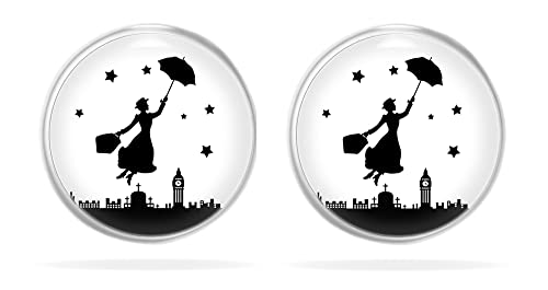 Miss Lovie Mary Poppins Schmuck Damen Edelstahl Nickelfrei Hypoallergen mit Charms Anhänger Fasching Karneval Kostüm Größenverstellbar inkl. Eleganter Geschenkverpackung (Mary Poppins Ohrstecker) Miss Lovie Mary Poppins Schmuck Damen Edelstahl Nickelfrei Hypoallergen mit Charms Anhänger Fasching Karneval Kostüm Größenverstellbar inkl. Eleganter Geschenkverpackung (Mary Poppins Ohrstecker) von Miss Lovie