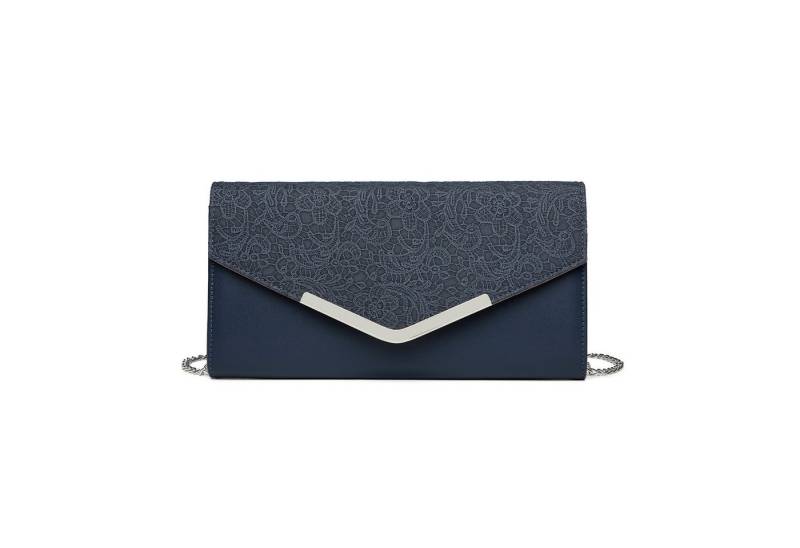 Miss Lulu Abendtasche Elegante Clutch Bag mit Kette für Damen als Umhängetaschen-Modell von Miss Lulu