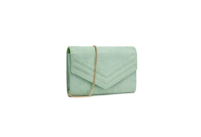 Miss Lulu Clutch Damen Elegante Abendtasche Umschlag Umhängetasche Crossbody mit Kette von Miss Lulu