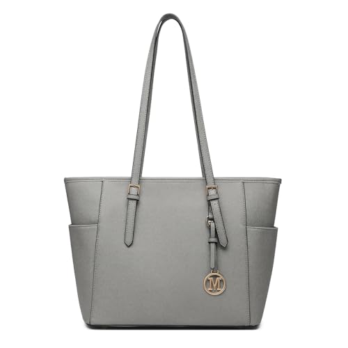 Miss Lulu Damen Handtasche Groß Taschen Shopper Tasche für Schule Mode Schultertaschen Tote Bag für Arbeit Freizeit von Miss Lulu