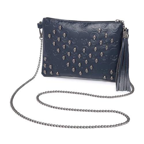 Miss Lulu Damen LH2412 NY Clutch, Navy von Miss Lulu