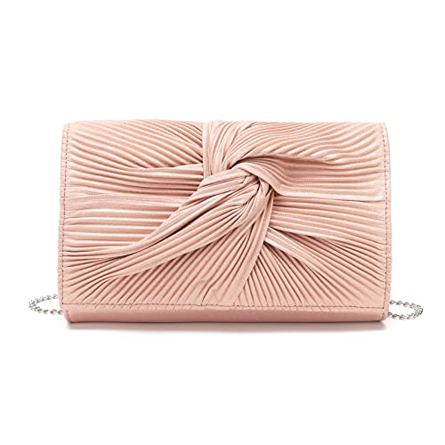 Miss Lulu Damen LH2252 PK Clutch, Rose von Miss Lulu