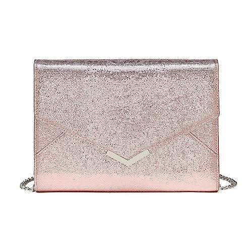 Miss Lulu Damen LP2306 PK Clutch, Rosa von Miss Lulu