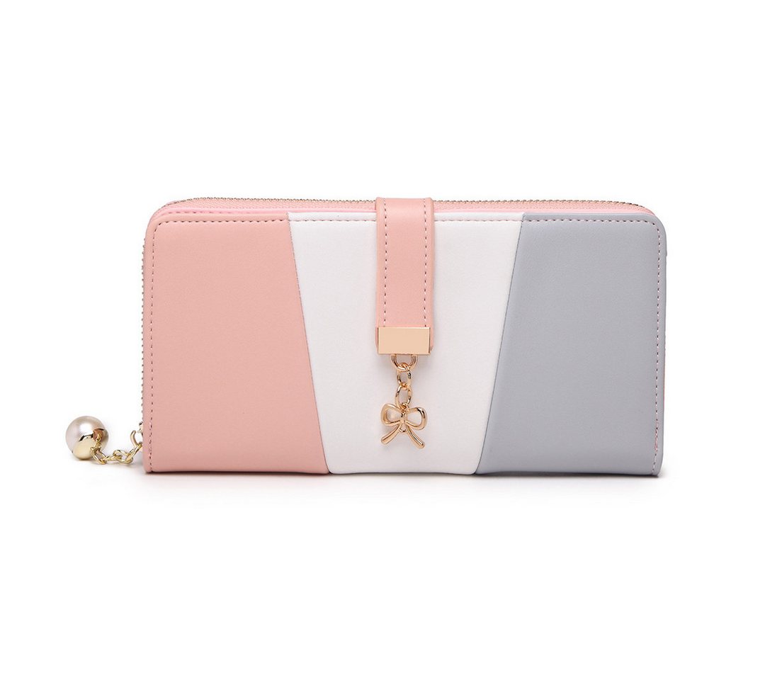 Miss Lulu Geldbörse Damen Portemonnaie Lang, Elegante Geldbörse aus Kunstleder von Miss Lulu