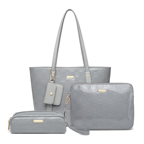 Miss Lulu Handtasche Damen, Tasche Damen Shopper, Handtasche Damen Mittelgroß damen Schultertaschen 3 Pieces Set von Miss Lulu