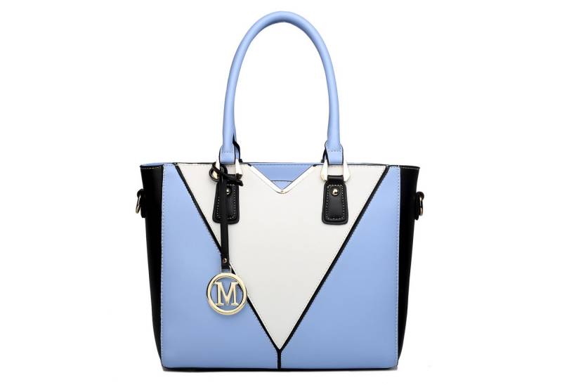 Miss Lulu Handtasche Damen Handtasche mit V-förmigem Design und abnehmbarem Schultergurt (1-tlg) von Miss Lulu